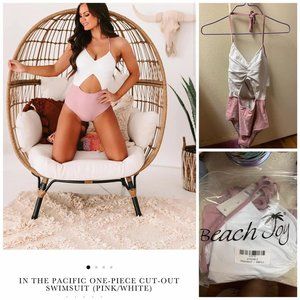 NWT Beach Joy One Piece Cut Out Bathing Suit